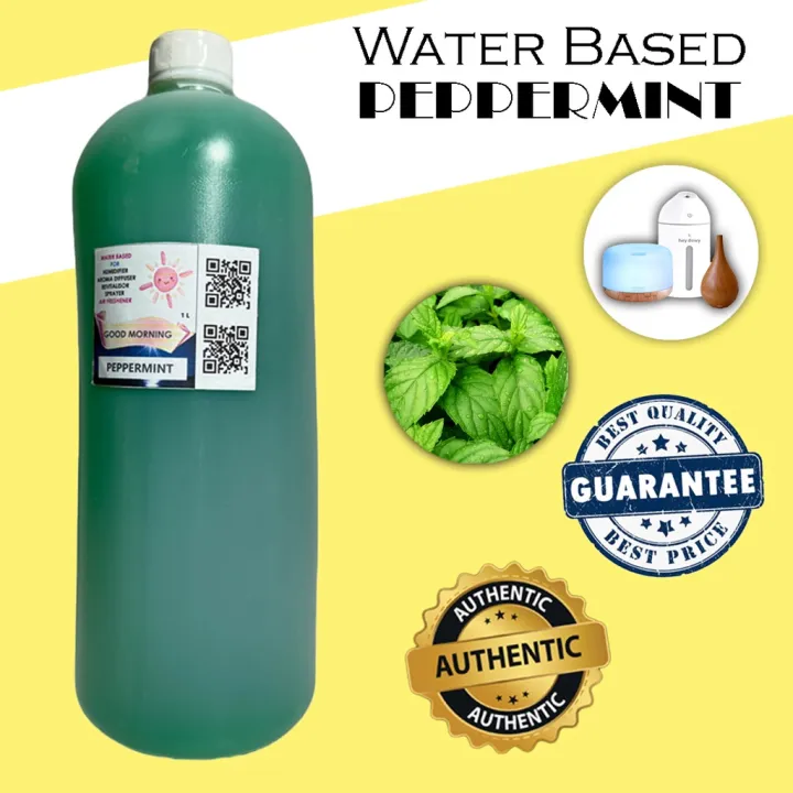 Good Morning Peppermint Premium Water Based Essential Oil Air Freshener 1L Lazada PH