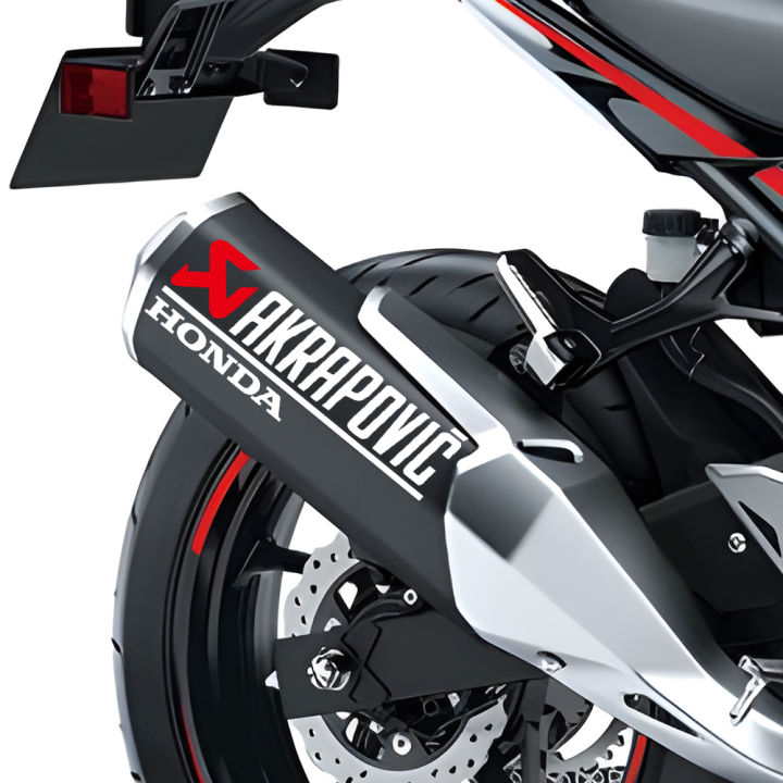 รถจักรยานยนต์ฮอนด้า3d-เจลสัญลักษณ์เรซินป้าย-akrapovic-ท่อไอเสีย-vario-150-adv150-vario150esp-winner150-wave125-cb150-pcx125