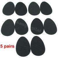 2020 Hot Sale New Fashion 5 Pairs Women Rubber Anti-Slip Shoes Heel Sole Grip Protector Pads Non-Slip Cushion Accessories Black