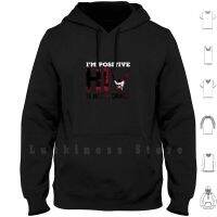 Positive Hiv Is Not A Crime Pun Intended Memorabilia To Educate About An Hiv Positive Test Hoodie Long Sleeve