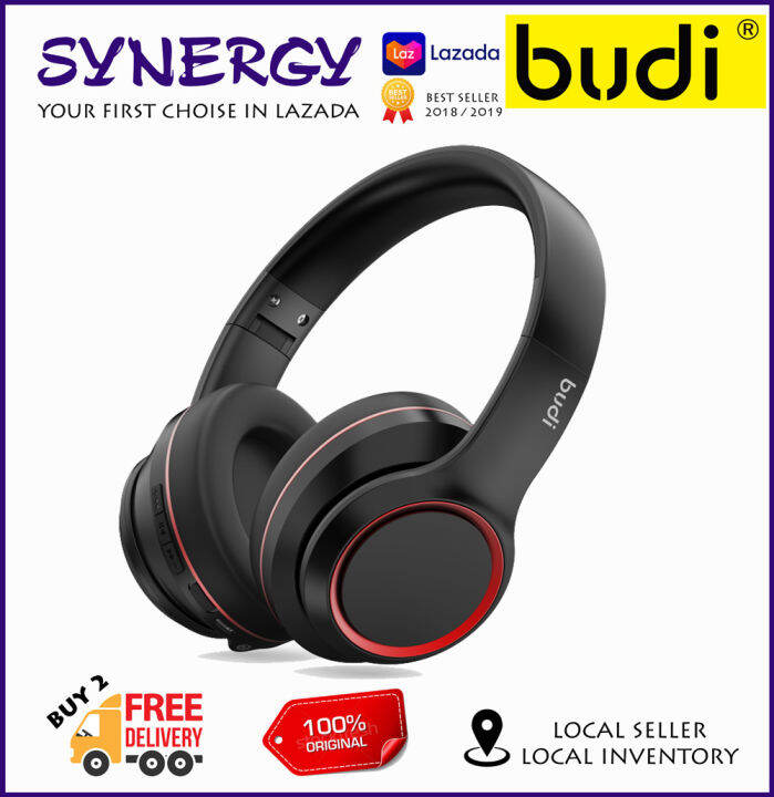 BUDI (EP50)-BLUETOOTH WIRELESS HEADPHONES WITH BASS STEREO | Lazada