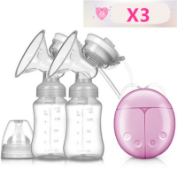 Babyskill เครื่องปั๊มนมไฟฟ้า แบบปั๊มคู่ รุ่น：X3 BPA Free ปรับระดับได้ 6 ระดับ พกพาสะดวก เครื่องปั๊มนมแม่ ปั้มนมไฟฟ้า กรวยปั๊มนม อุปกรณ์ปั๊มนม ชุดอุปกรณ์ปั๊มนม ชุดปั้มนม ขวดปั้มนม ปั้มนม ปั๊มนมคู่ เครื่องปั๊มนม ที่ปั๊มนม ที่ปั๊มนมไฟฟ้า