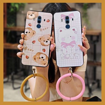 cartoon ring Phone Case For Huawei Mate 10 Mens and Womens personality dust-proof simple solid color ultra thin cute