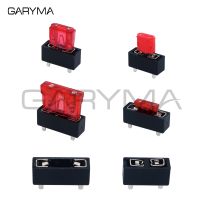 5pcs Micro M2 Mini Small Medium 10A Car Blade Fuse Holder 4pin Plastic Clip Fuse Seat PCB Panel Mount Insurance Blocks Safety