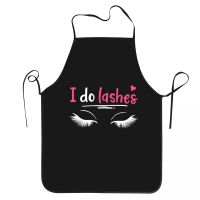 Funny Lashes Eyelash Lash Artists Bib Aprons Women Men Unisex Kitchen Chef Tablier Cuisine for Cooking Baking Painting