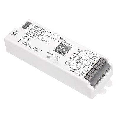 LM052 ZigBee 3.0 LED Strip Controller DC12-24V RGB CCT RGBW 5In1 Dimmable Compatible with Smart Life APP/Alexa Echo