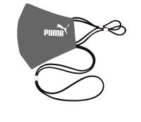 Puma 3D Easy Face Mask หน้ากากผ้า สีเทา