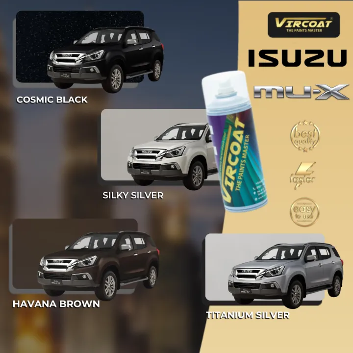 [Isuzu MUX] VIRCOAT Aerosol Spray 2K Paint/ Car Body Touch Up Paint