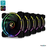 พัดลมระบายความร้อน Tsunami Tron (cRGB Sync) Series RGB Cooling Fan X5 รับประกันสินค้า 1 ปี