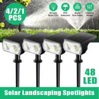 48 LED Solar Lamp Outdoor Waterproof Wireless Solar Landscape spotlights PIR Motion Sensor Street Light for Garden Decoration