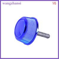 Wangzhansi สกรูโยกโลหะผสมสำหรับรอกสปินนิ่งอุปกรณ์ตกปลาสีสันสดใส1ชิ้น