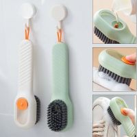 Shoe Brush Multifunctional Automatic Liquid Discharge Deep Cleaning Soft Bristles Household Sneaker Cleaning Care Kit Tool Brush Cleaning Tools