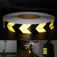 Width25mm Safety Mark Reflective Tape Stickers Car-styling Self Adhesive Warning Tape Automobiles Motorcycle