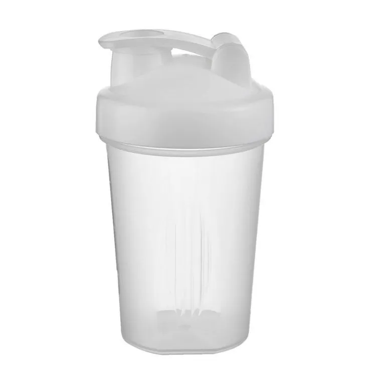 400ml Protein Powder Shaker Cup Portable Plastic Sports Water