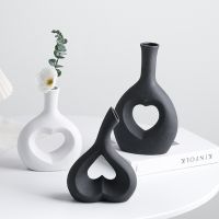 Nordic Ceramic Vase Ornaments Flower Arrangement Simple Modern Living Room Desktop Home Decoration