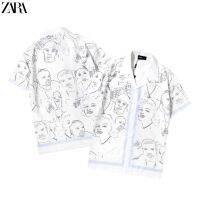 ◄✆ﺴ Zara เสื้อเชิ้ตลําลอง คอปก สําหรับผู้ชาย และผู้หญิง