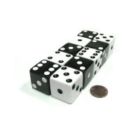 5Pcs/set 25mm Square Corner Point Dice Large Activity Game Props Large Size Stopper Teaching Aid Draw