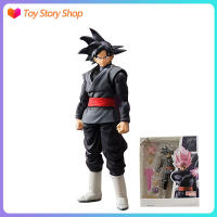 Toystoryshop Dragon Ballz Rose Son GokuoรูปWukongสีดำตุ๊กตาขยับแขนขาได้รูปปั้นคอลเลกชั่นของเล่นวันเกิดของขวัญเด็ก5.5นิ้ว