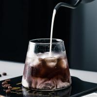 [แก้วน้ําฟูจิ] แก้วน้ำทรงฟูจิ แก้วกาแฟสามเหลี่ยม ขนาด 300 ML แก้วกาแฟ แก้วน้ำใส