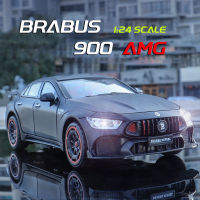 【RUM】1:24มาตราส่วน Brabus 900 AMG รถโลหะผสมรุ่นแสงและเสียงเอฟเฟกต์รถโมเดลของเล่นสำหรับเด็กผู้ชายของเล่นเด็กของขวัญวันเกิดรถของเล่นเด็กรถโมเดลรถของเล่นเด็กโมเดลรถของเล่นเด็กชายโมเดลคอลเลกชันล้อร้อน