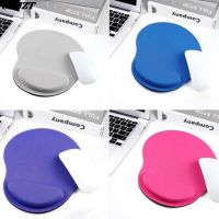 【lz】❉✻☋  Mouse pad antiderrapante com descanso de pulso cor sólida eva suporte de pulso para computador e laptop