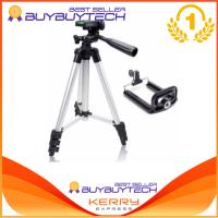 buybuytech Tripod ขาตั้งกล้อง ขาตั้งมือถือ 3 ขา ฟรี หัวต่อสำหรับมือถือ (price:99-)