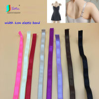 DIY Handmade Clothes Sewing Decoration Elastic Strap,Colorful 1cm Width Women Underwear Bra Spandex Elastic Band 10Meters S0427L