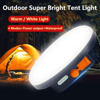 LED Camping Light Rechargeable Portable Lantern With Magnet Emergency Night Market Light Work Repair Outdoor Fishing Flashlight