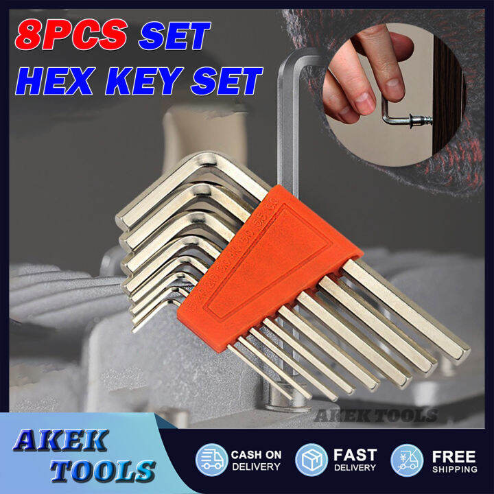 8PCS SET/HEX KEY SET HighQuality Hex Wrench Screwdriver Hand LStyle