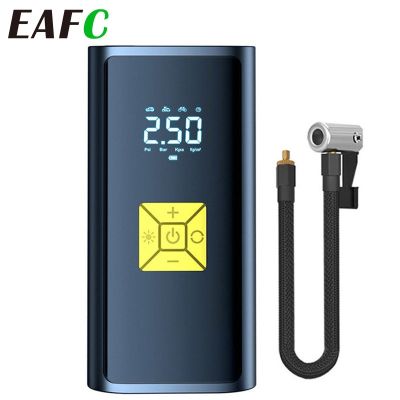 ₪㍿✙ EAFC 6000mAh Multifunctional Tire Inflator Car Air Compressor 150PSI Portable Tire Air Pump For Car Motorcycle Ball