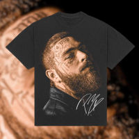 2023Newnewtrend0.th ใหม่ (พร้อมส่ง)Post Malone : 2023 World TOUR Bootleg T-shirt Cotton 100%