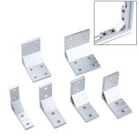 4Pcs 78x78mm 90 Degree 2020 3030 4040 4545 5050 6060 8080 Enhanced Corner Angle Bracket Connection Joint for Aluminum Profile Hand Tool Parts Accessor