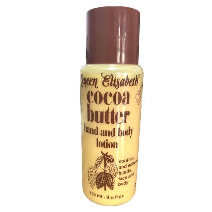 Queen Elizabeth Cocoa Butter, Hand and Body Lotion, 250ml Lazada PH