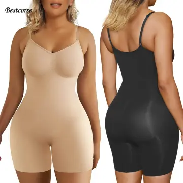 Women Skims Bodysuits Tummy Control Body Shaper Butt Lifter Slimming  Shapewear Underwear Safety Panties Stretch Slim Corset (Black S) :  : Clothing, Shoes & Accessories