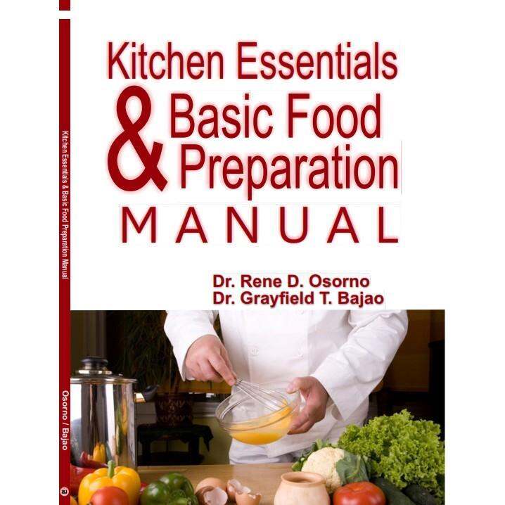 Kitchen Essentials Basic Food Preparation Manuals Lazada PH