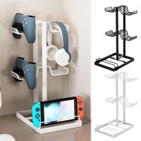 Headphone Holder Stand Multifunctional 2 Tier Game Controller Stand Durable Lightweight Universal Gamepad Headset Holder Rack