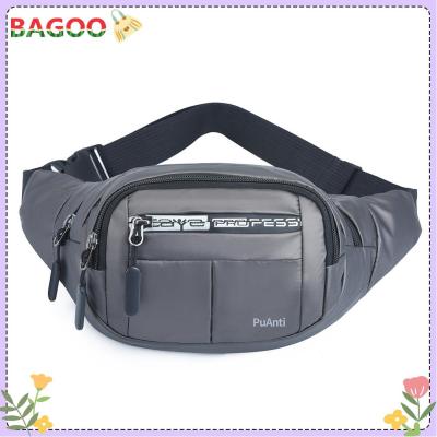 BAGOONylon กันน้ำได้สำหรับผู้ชายกระเป๋าเดินทางอเนกประสงค์กระเป๋าคาดเอวกระเป๋าใส่เอกสาร