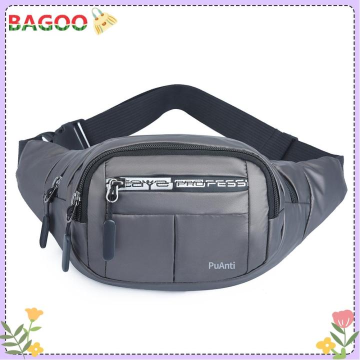 bagoonylon-กันน้ำได้สำหรับผู้ชายกระเป๋าเดินทางอเนกประสงค์กระเป๋าคาดเอวกระเป๋าใส่เอกสาร