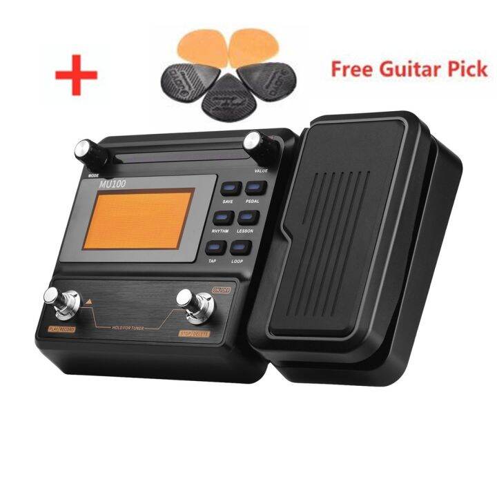 yohi2018 MU100 Guitar Multieffects Processor Electric Guitar Effect