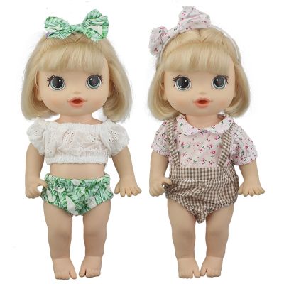 2021 Doll dress Clothes For 12 Inch 30CM Baby Alive Doll Toys Crawling Doll Accessories