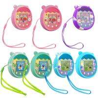 Silicone Comprehensive Protection Skin with Lanyard Pet Game Machine Cover Cartoon Mouse Shaped Scratch Proof for Tamagotchi Pix