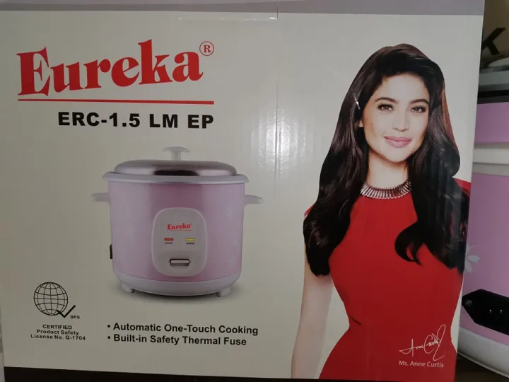 Rice cooker 1.5L EurekaERC1.5L/EP (pink floral) Lazada PH