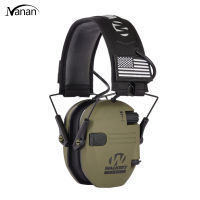 Ready Stock Shooting Ear Protective Safety Earmuffs Noise Reduction Electronic Earmuffs Hearing Protector Compatible For Huning Nrr23db