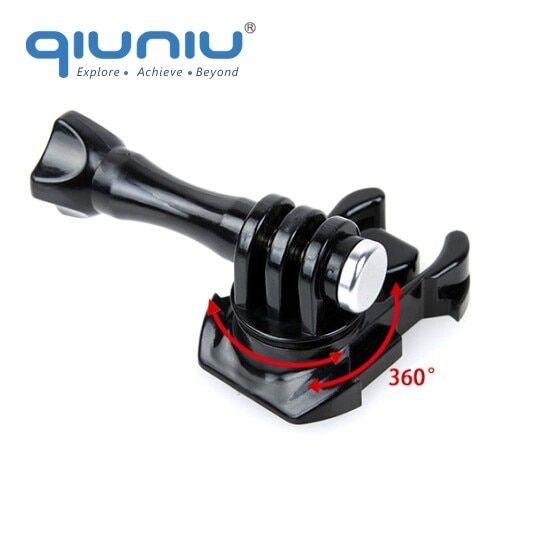 qiuniu-อุปกรณ์เสริมสำหรับโกโปร360องศาหัวเข็มขัดปลดเร็วที่ยึดแบบหมุนได้ติดตั้งแบบธรรมดาสำหรับ-go-pro-ฮีโร่3-4-5-6สำหรับ-xiaomi-yi