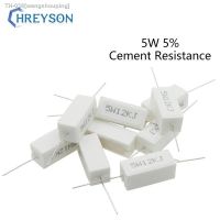 ✶✁◘ 5W Ceramic Cement Resistor 5 10 Pcs In A Pack 2.7K 3K 3.3K 3.9K 4.7K 24R 27R 30R 33R 36R 39R 43R 10K 12K 15K 18K 20K 22K 27K