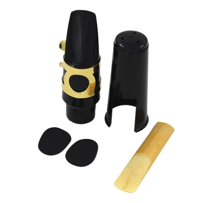 Ligature and Cap Tightening Replacement Parts of Woodwind Musical Instrument Accessories Cushion Adore Pro Saxophone Tenor Mouthpiece Kit with Reed US Seller 