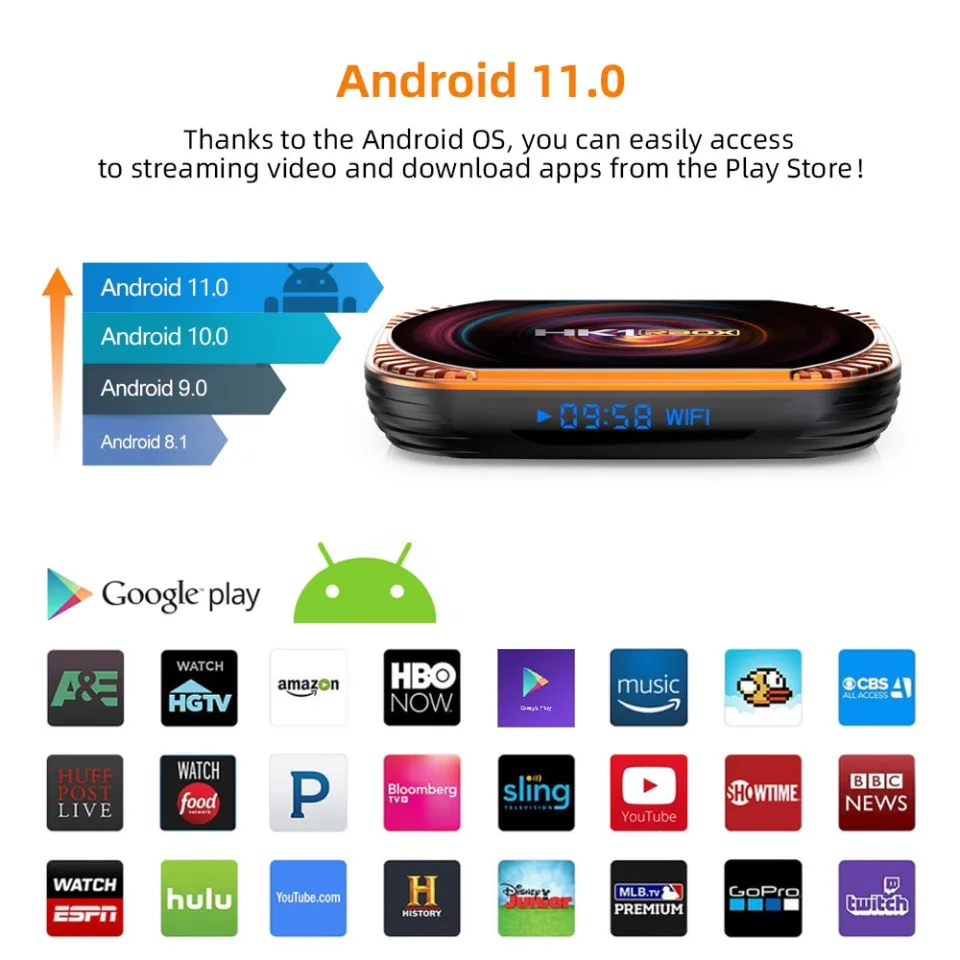 VONTAR X4 Android 11.0 TV Box Amlogic S905X4 4GB 128GB 1000M Dual Wifi 4K  AV1 Google Player  Media Player 32G Set Top Box - AliExpress