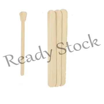 Wax Sticks, 100 Pieces Wood Craft Waxing Applicator Spatula for Hair  Removal on Nose Eyebrow Ear Face Mustache Bikini Lip Waxing Stick Wood Body  Hair