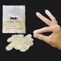 100g ทิ้ง Latex Finger Cots Anti-static ปลายนิ้วลื่นกันน้ำ Beauty Hand Set อุปกรณ์ความปลอดภัย Finger Sleeves-vkfy546