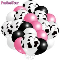 【cw】 12 39; 39; Print Balloons Including Pattern Pink Ballon for Baby Shower Birthday Decortion !